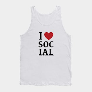 I Love Social Tank Top